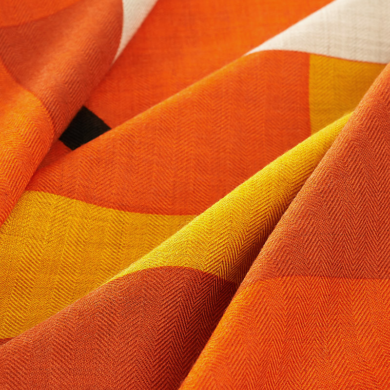 カレH 100 《シュヴァル・オ・カレ》 - オレンジ | Hermès - エルメス